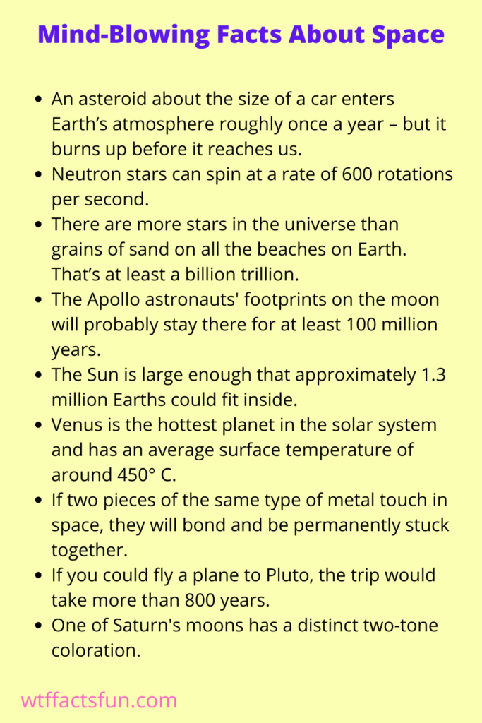 Mind-Blowing Facts About Space