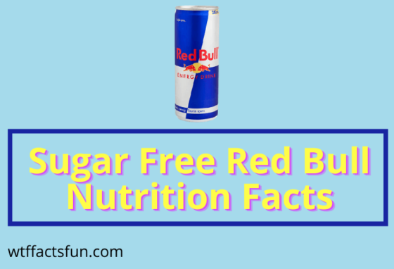 Sugar Free Red Bull Nutrition Facts