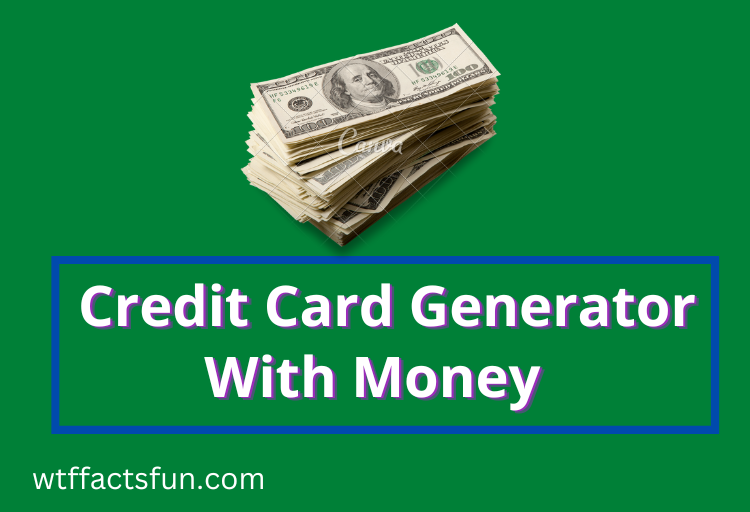 Credit Card Generator With Money