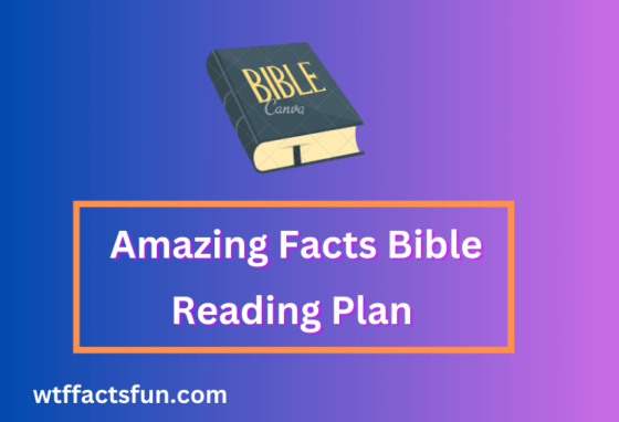 Amazing Facts Bible Reading Plan