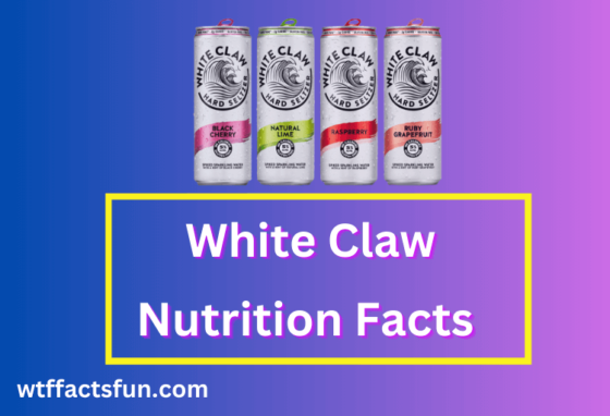 White Claw Nutrition Facts