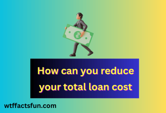 How can you reduce your total loan cost