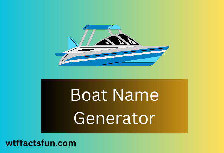 Boat Name Generator