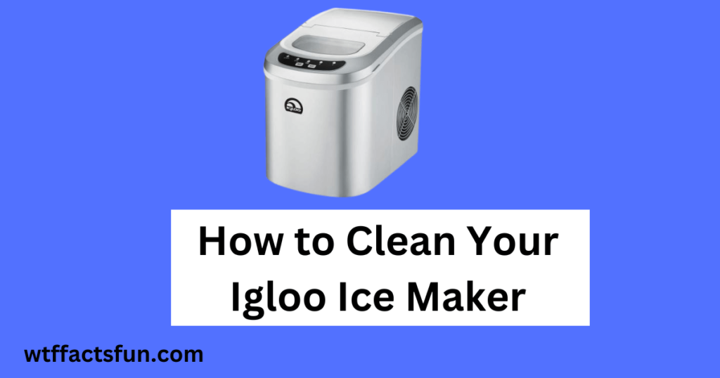 How to Clean Your Igloo Ice Maker