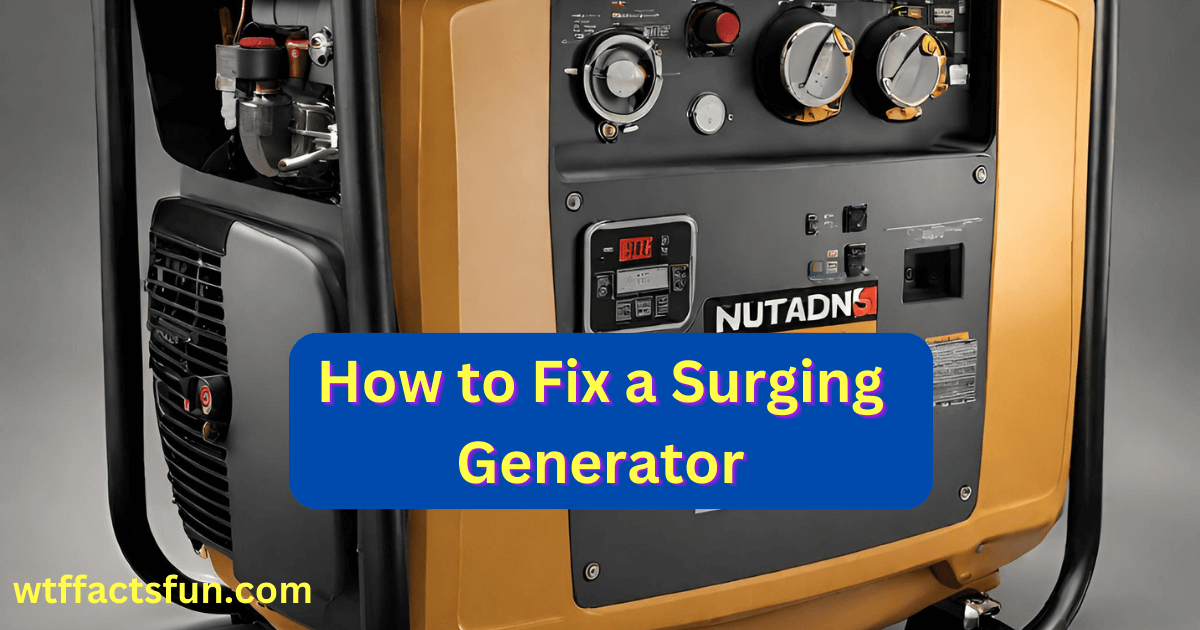 How to Fix a Surging Generator